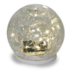 Solar Crack Glass Ball With Garland Inside, Large