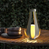 Solar “Pears Shaped” Metal Lantern ，Large