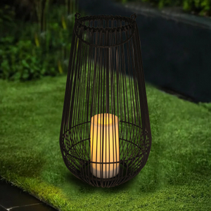 Solar Rattan Lantern “PARE”，Meduim