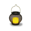 "RIO" Metal Lantern with Solar LED Candle
