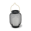 "NIO" Metal Lantern with Battery LED Candle