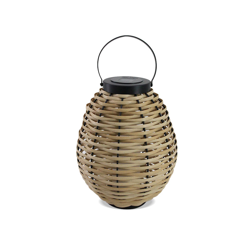 COSTA Rattan Lantern with Battery Operated LED Candle,Large