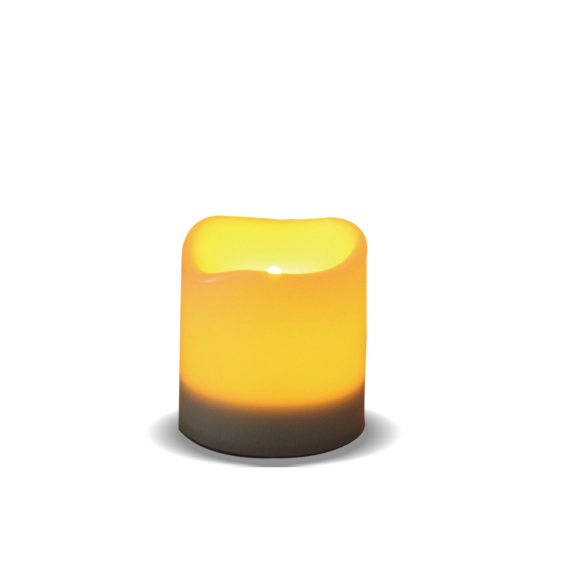 4'' x4'' Outdoor Solar LED Wavy Candle