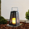 "CLOVIS" Metal Lantern with Battery LED Candle ，Large