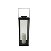 “ANDROS” Battery Operated Iron-Glass Lantern, Small
