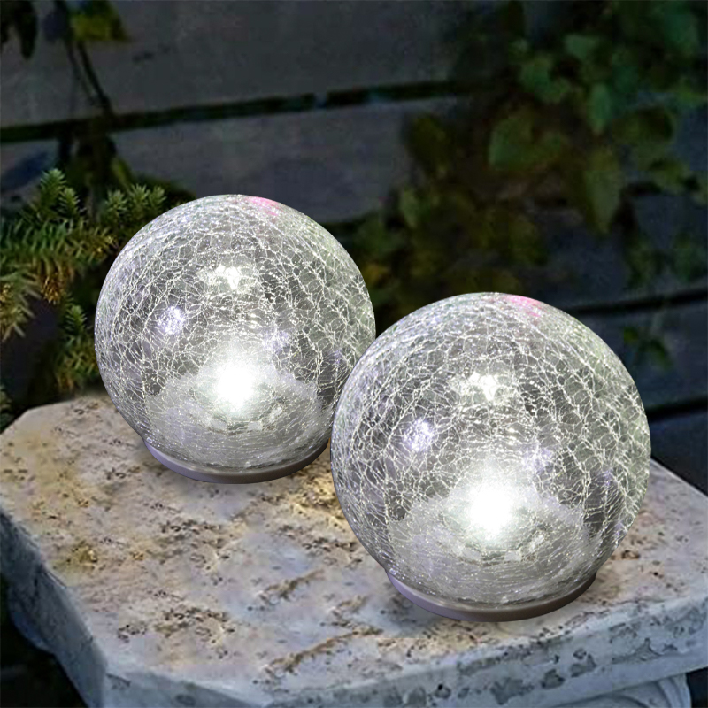 LED Solar Crack Ball Set, Meduim